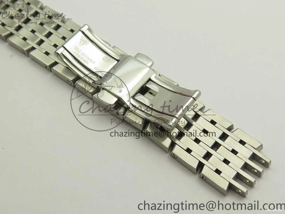 0510 De Ville Hour Vision 41mm SS VSF 1:1 Best Edition White Dial on SS Bracelet A8500 Super Clone Casual 7946